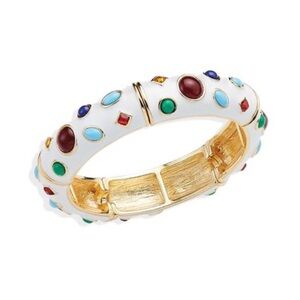 Park Lane -Wild Bracelet🩵 crystal adorned stretch wide bangle bracelet - NWTO